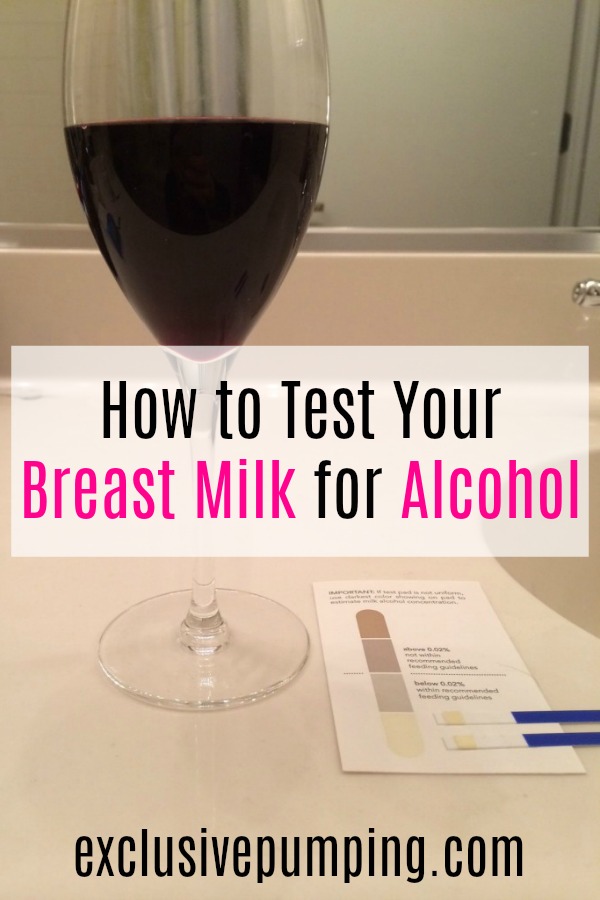 Alcohol Content In Breastmilk Chart