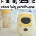 How to Drop Pumping Sessions
