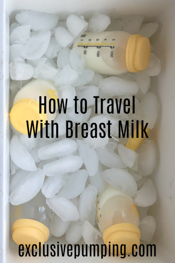 Breast milk cooler travel