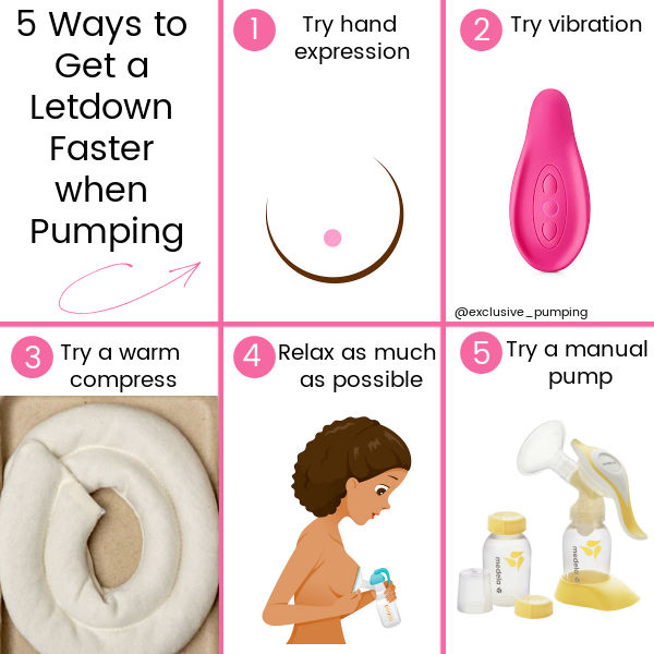 5 Ways to Get a Letdown Faster When Pumping
