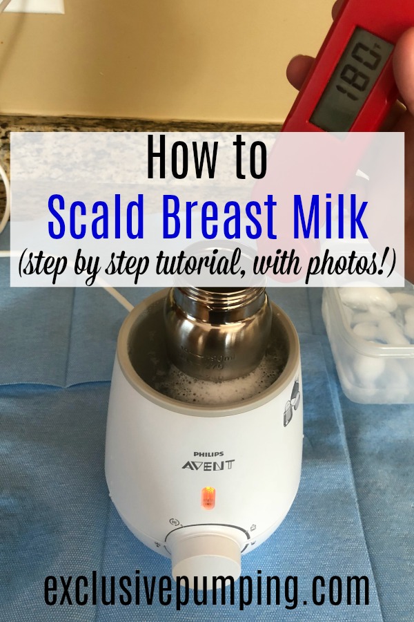 How to scald breast milk on a stovetop or in a bottle warmer due to excess lipase