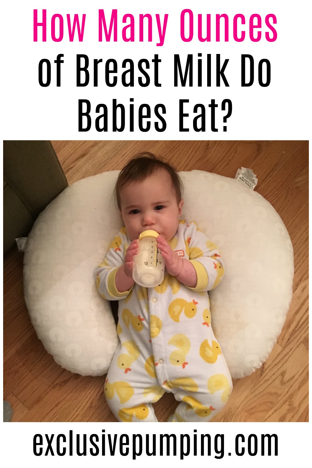 How Many Ounces of Breast Milk Do Babies Eat?