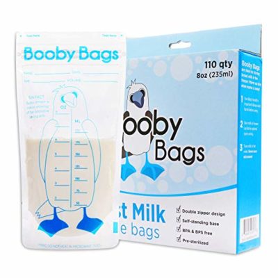 Breast Milk Storage Bag Pack of 150 BPA Free Sterilised for Breastfeeding Gabag 