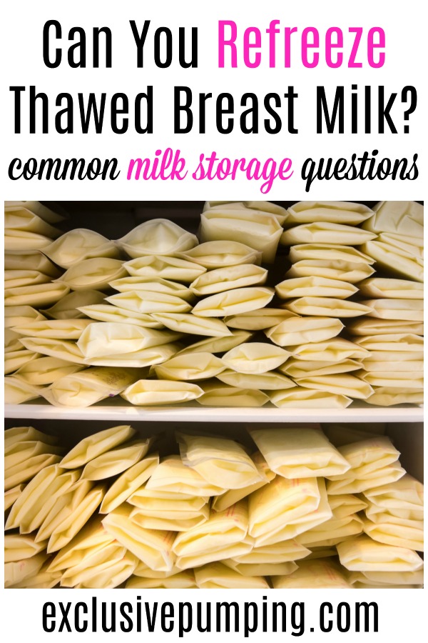 Can You Refreeze Thawed Breast Milk?