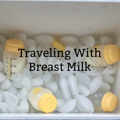 Breast Milk in a Cooler for Travel