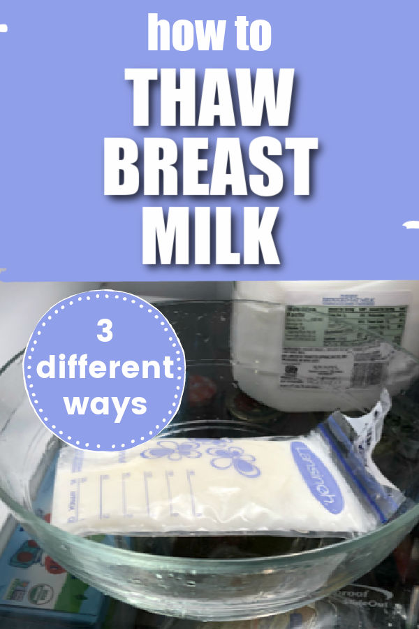 Thawing Breast Milk 3 Different Ways Exclusive Pumping