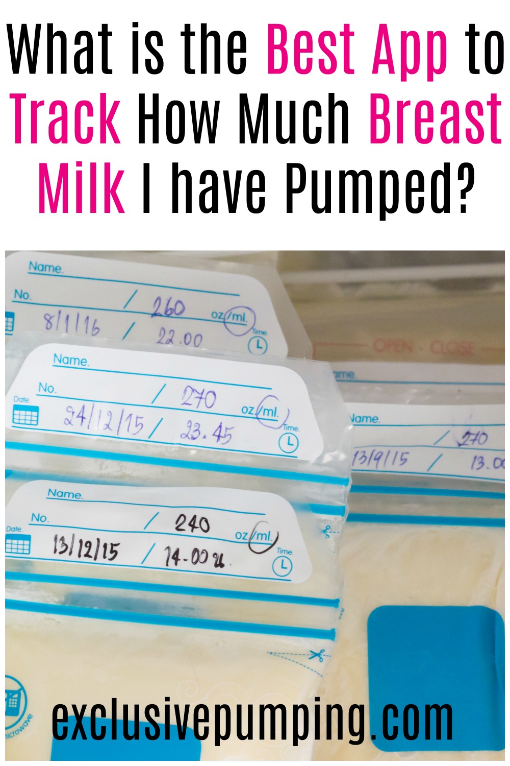 What is the Best App to Track How Much Breastmilk I've Pumped?