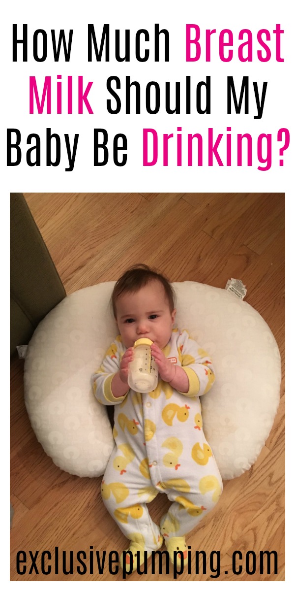 How Much Breast Milk Should My Baby Be Drinking?