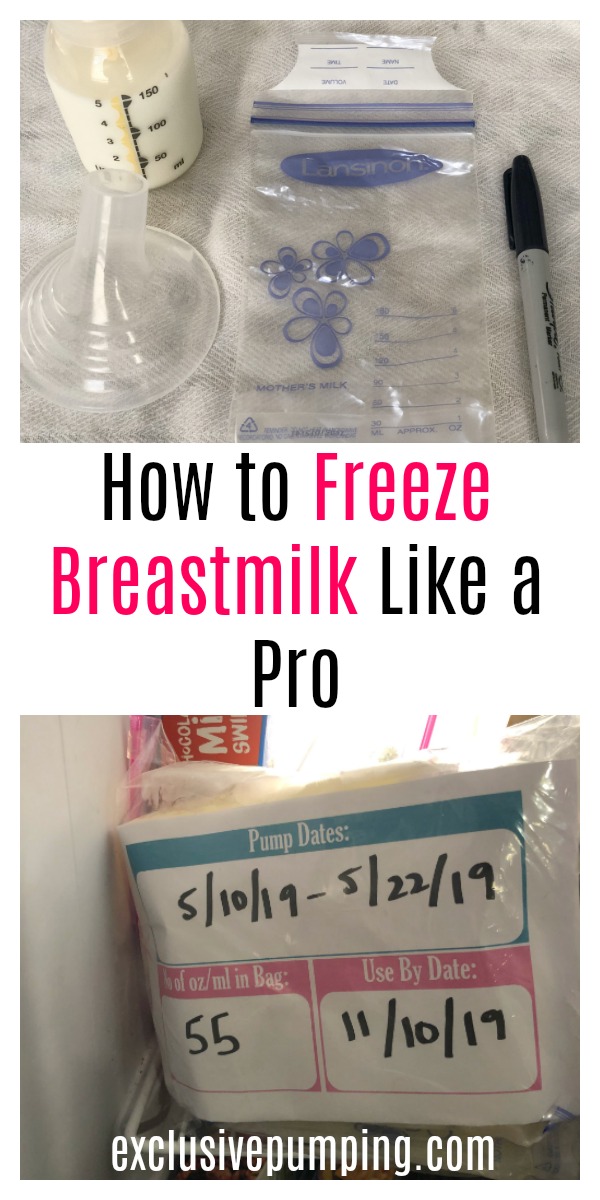 How to Freeze Breast Milk Exclusive Pumping