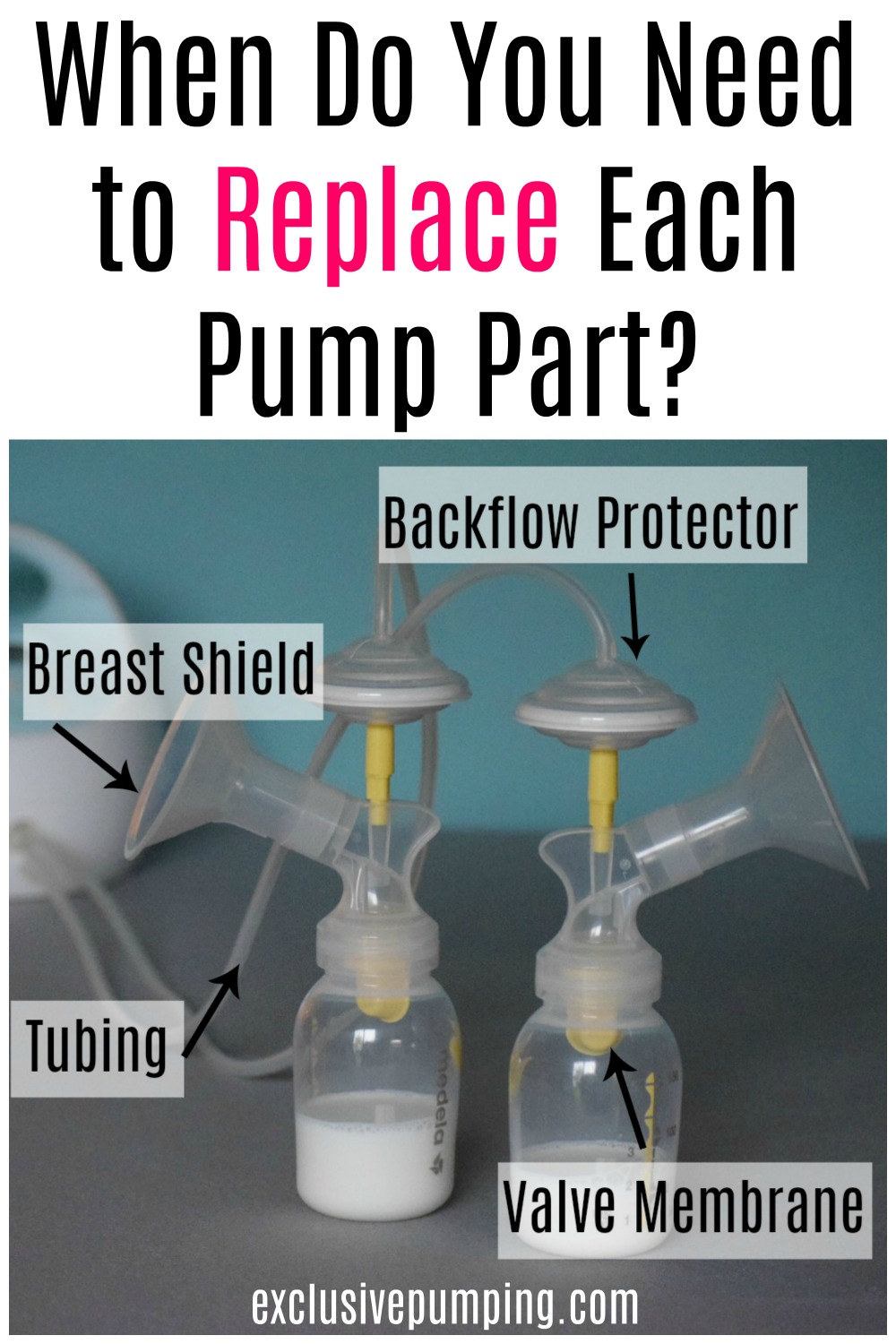 When to Replace Breast Pump Parts Exclusive Pumping