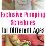 Exclusive Pumping Schedule for Different Ages