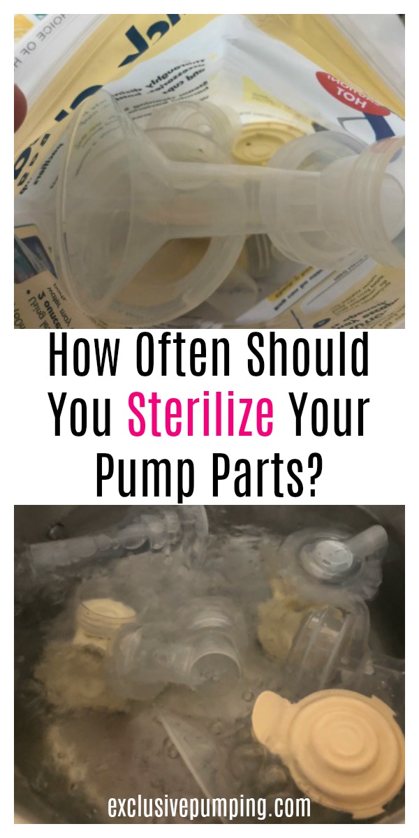 do i need to sterilize spectra pump parts