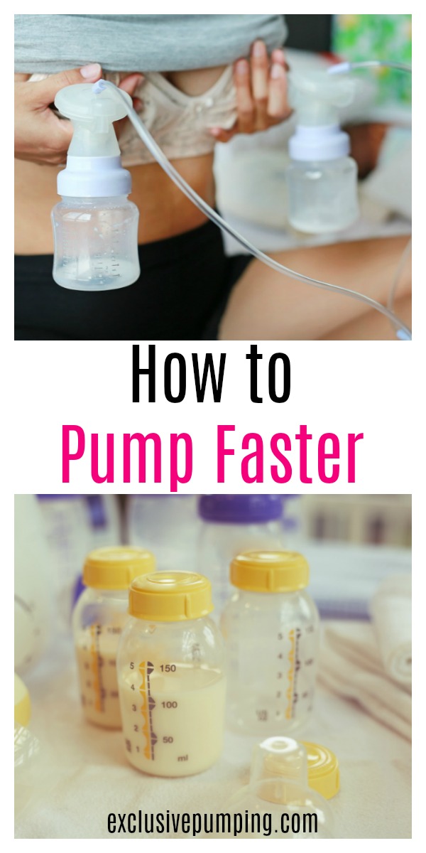 How to Pump Breast Milk Faster