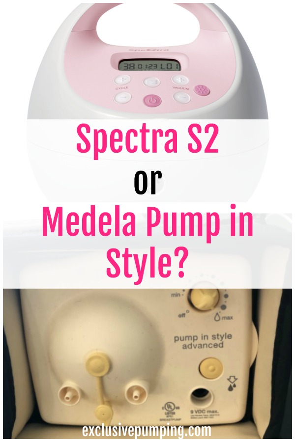spectra s2 breast pump vs medela