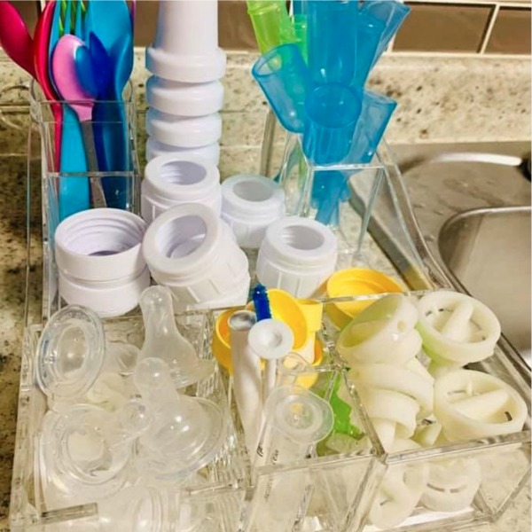 Cosmetic Organizer for Bottle Station Tips for Organizing Bottles and Pump Parts