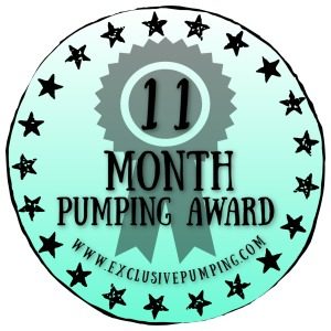 Eleven Month Pumping Award