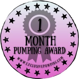 One Month Pumping Award