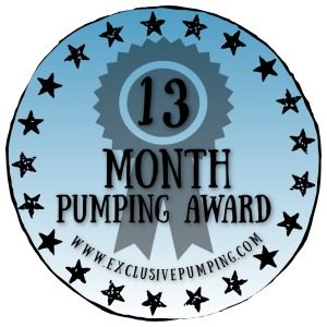 13 Month Pumping Award