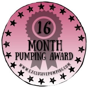 16 Month Pumping Award