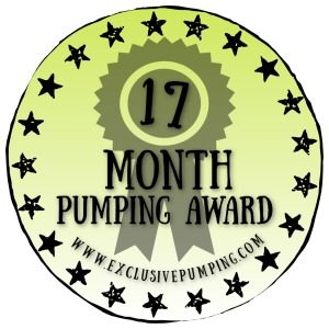 17 Month Pumping Award