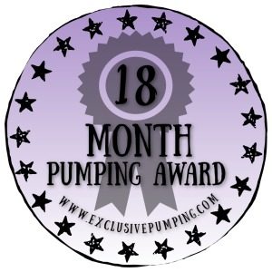 18 Month Pumping Award