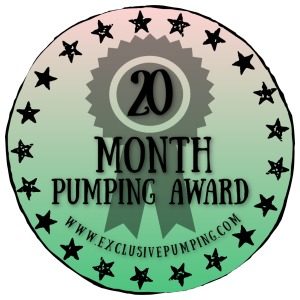20 Month Pumping Award