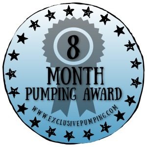 Eight Month Pumping Award