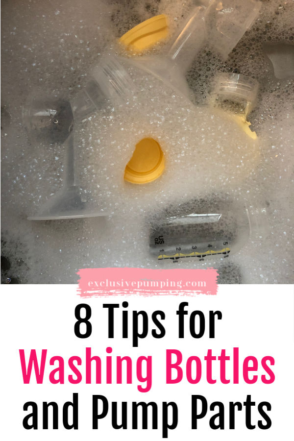 8 Tips for Washing Bottles and Pump Parts