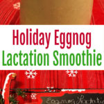 Holiday Eggnog Lactation Smoothie