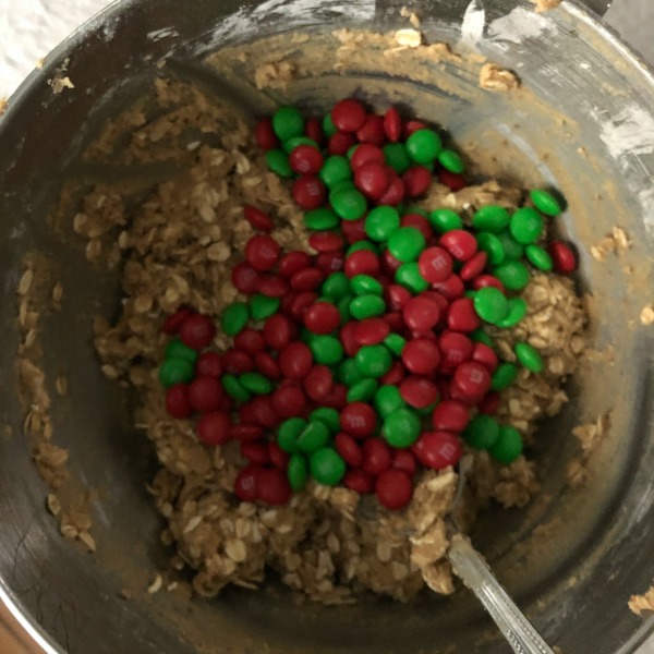 Holiday Lactation Cookie ingredients in a mixing bowl