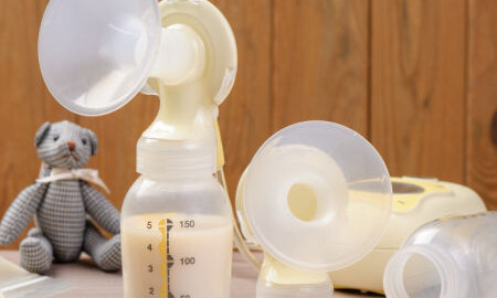 breast milk bottles and Medela breast pump