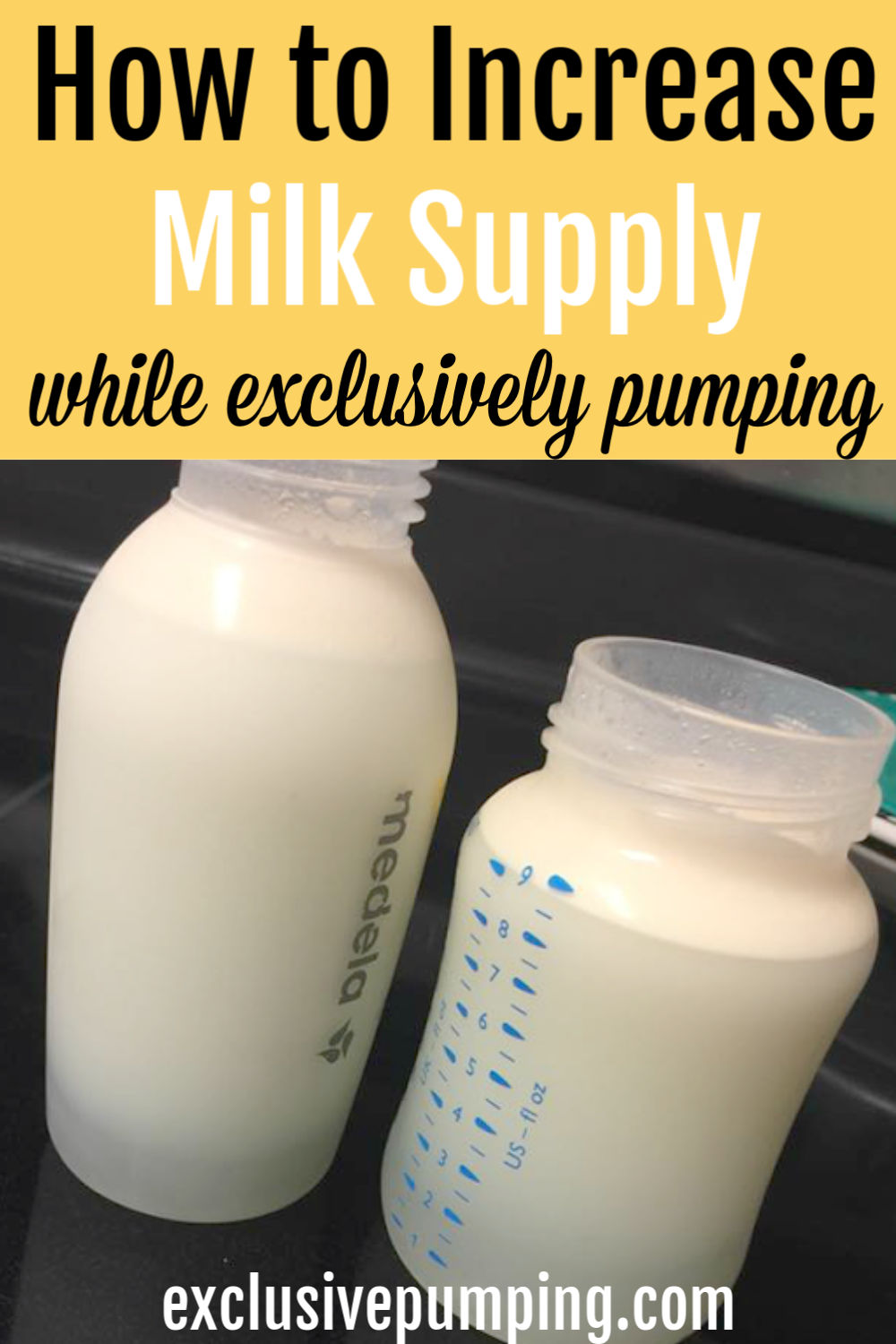 How to Increase Milk Supply While Exclusively Pumping