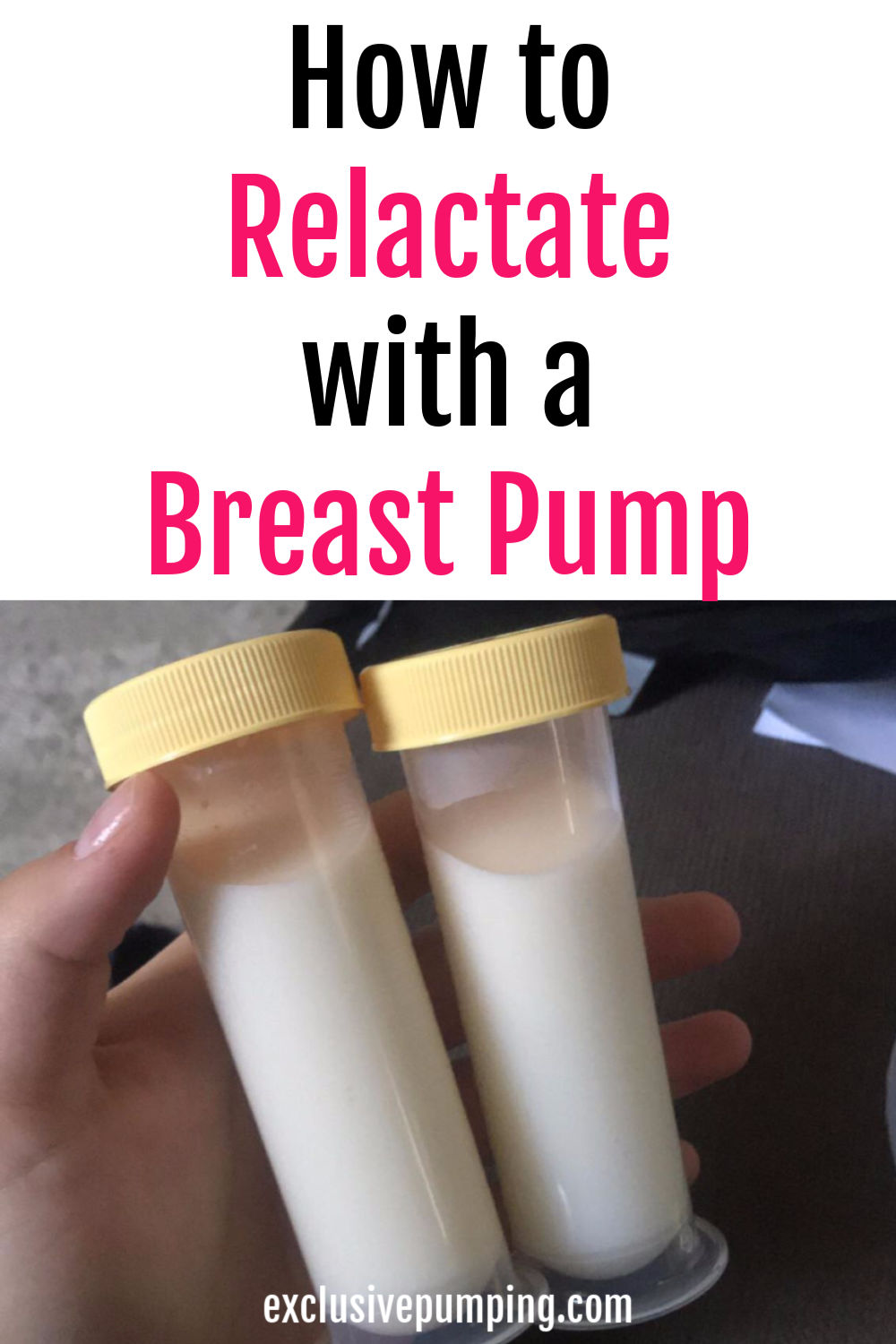 How to Relactate with a Breast Pump