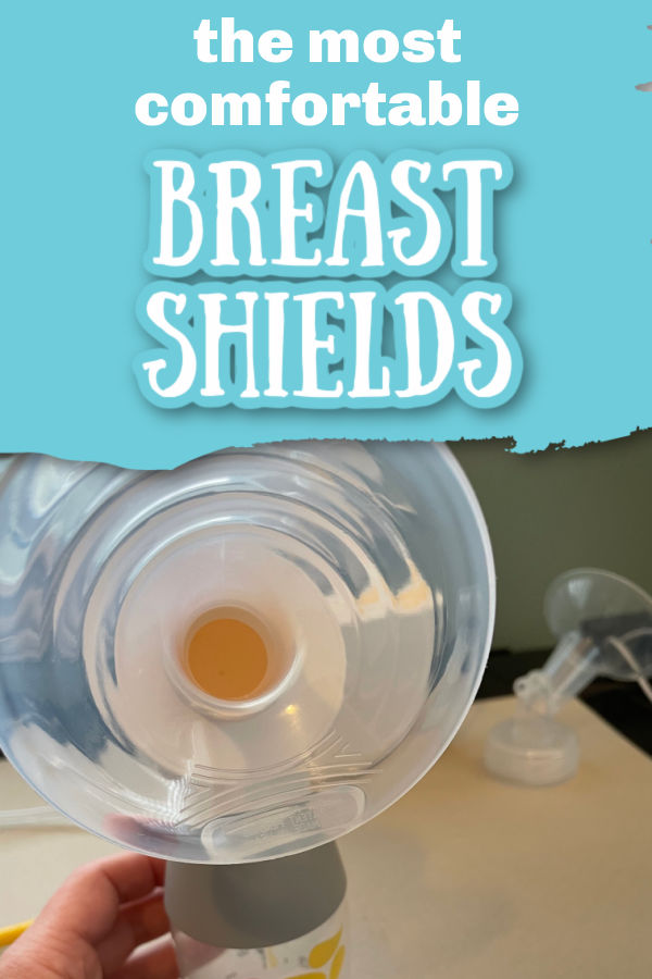 The Most Comfortable Breast Shields | plastic Pumpin Pals attached to Medela pump parts