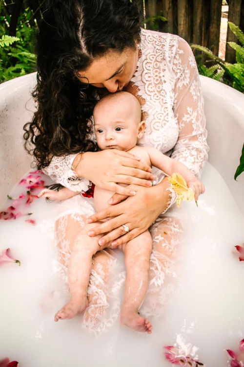 Breast Milk Bath for Baby