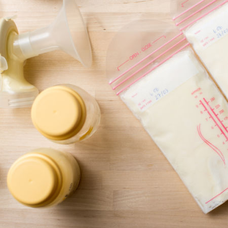 breast milk bags and bottles