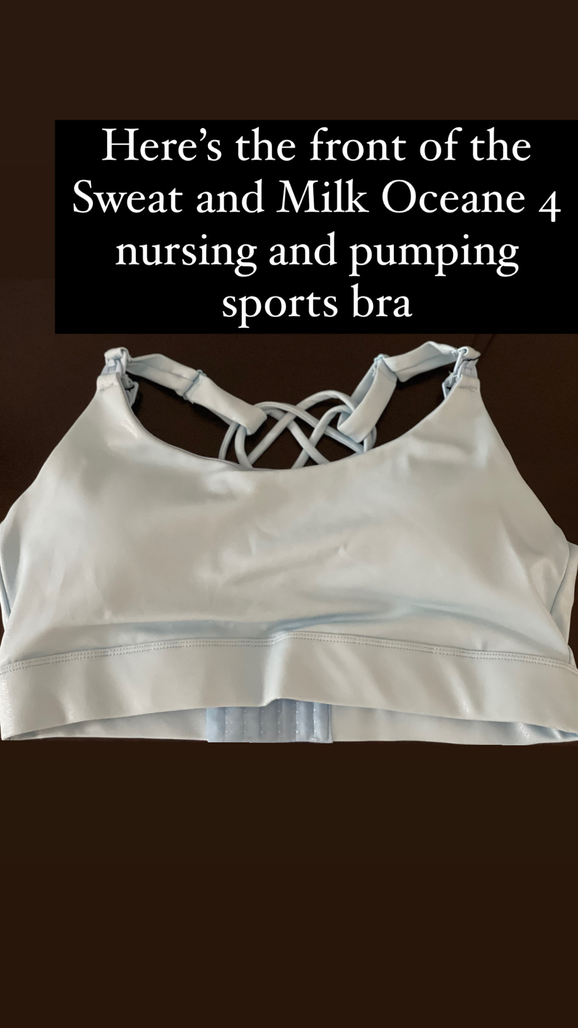 Sweat and Milk Oceane Nursing Sports Bra - Exclusive Pumping