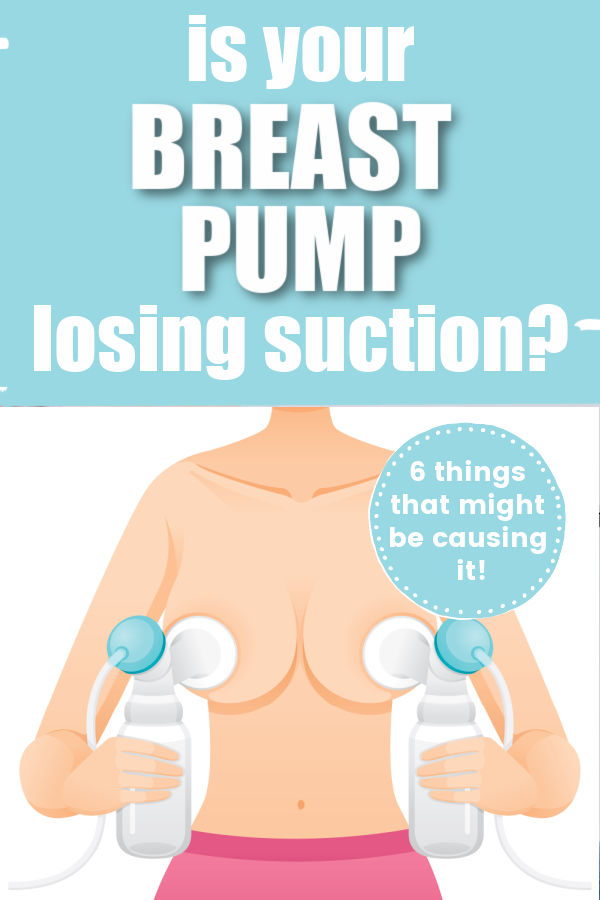 Troubleshooting Problems with Breast Pump Suction | 6 things that might be causing it | drawing of woman holding breast pumps to her breasts