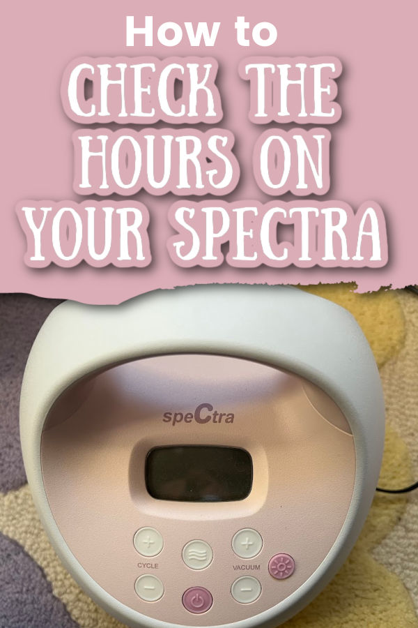 spectra breast pump with text overlay How to Check the Hours on Your spectra