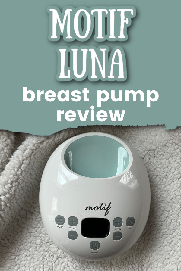 motif luna breast pump with text overlay motif luna breast pump review