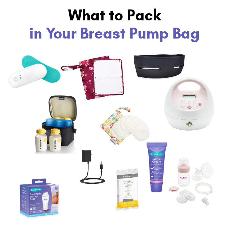 what you should pack in your breast pump bag