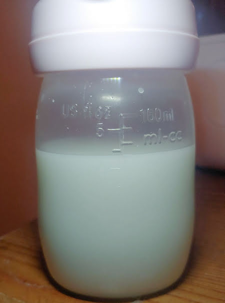 blue breast milk
