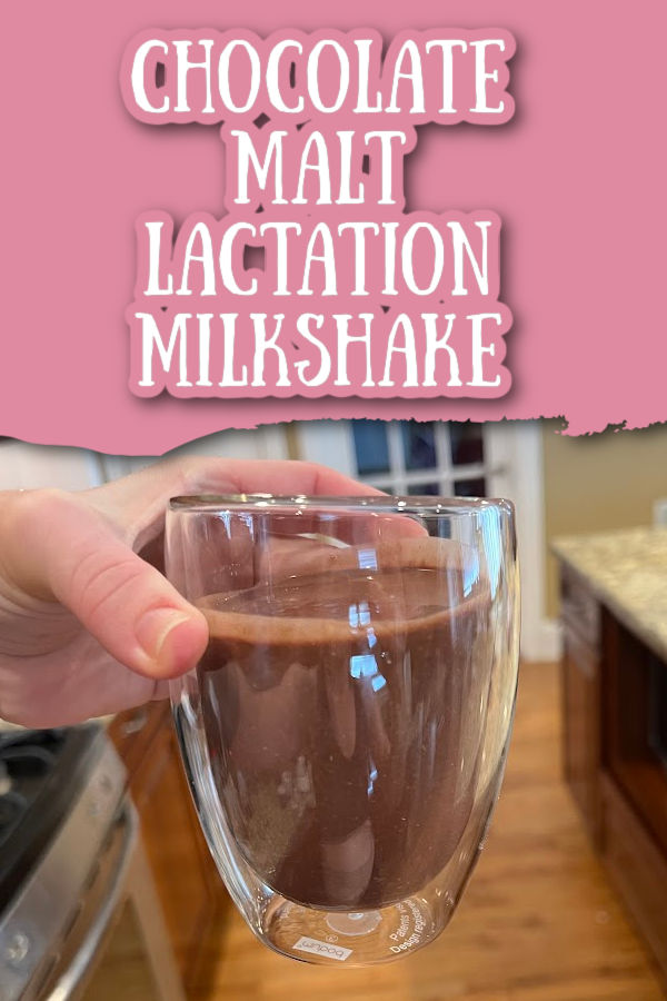chocolate malt lactation milkshake