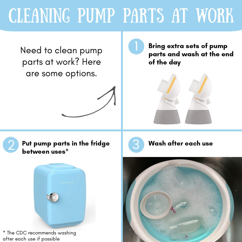 tips for cleaning pump parts at work