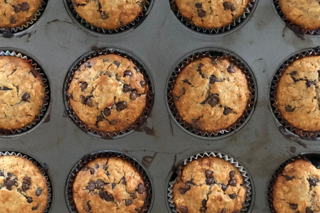 chocolate chip lactation muffins