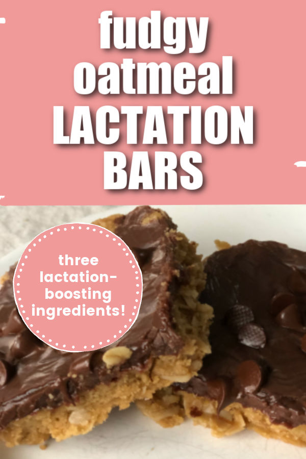 fudgy oatmeal lactation bar recipe