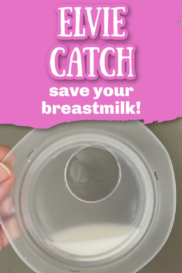 Elvie Catch - Save Your Breastmilk | Elvie catch with half an ounce of milk in it