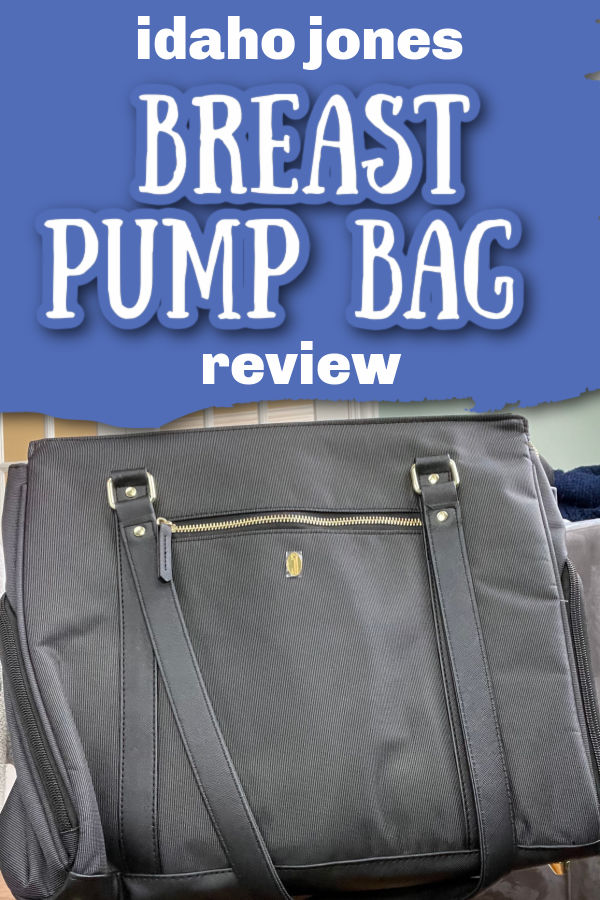 Idaho Jone Breast Pump Bag Review | Black Idaho Jones tote bag