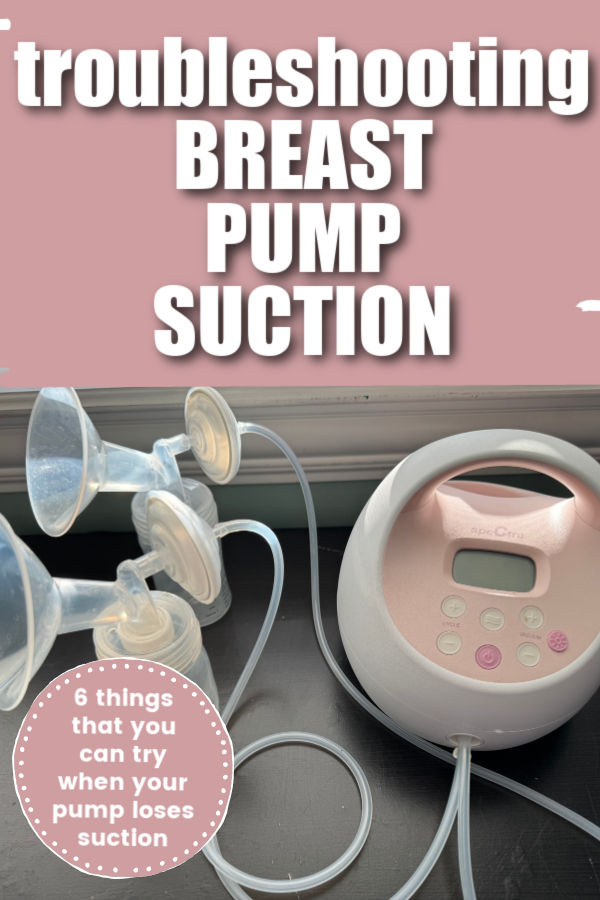 spectra breast pump with text overlay troubleshooting problems with breast pump