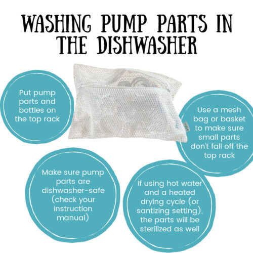 How to Wash Breast Pump Parts In the Dishwasher